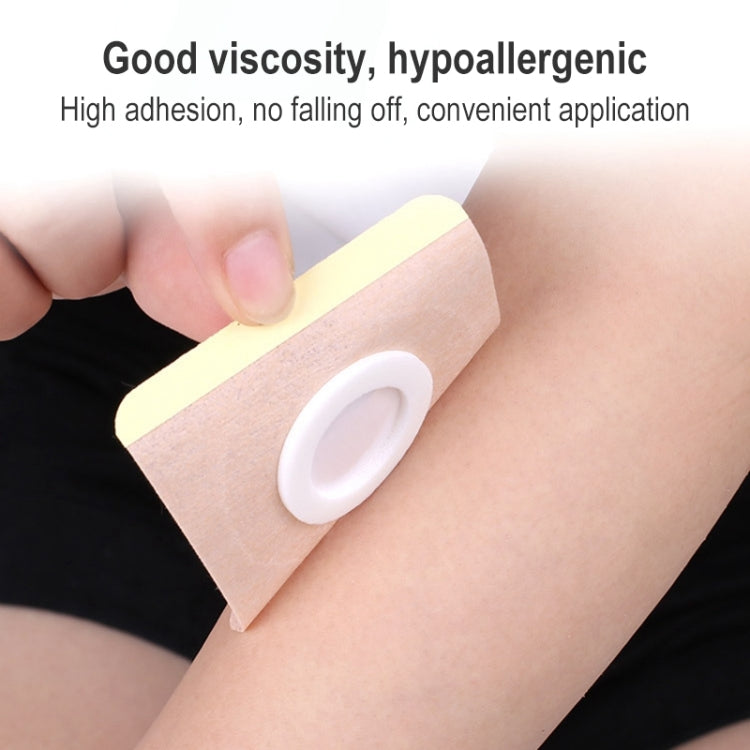 100 PCS 042 Spunlace Non-woven Stickers Anti-osmosis Three-volt Belly Button Plaster, Size:8x8x4cm(Square)