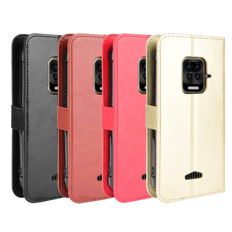 For Doogee S59 / S59 Pro Crazy Horse Texture Horizontal Flip Leather Case with Holder & Card Slots & Lanyard(Brown)