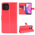 For Blackview Oscal C20 Crazy Horse Texture Horizontal Flip Leather Case with Holder & Card Slots & Lanyard(Red) - free shipping - PMC TechLife - Order now!