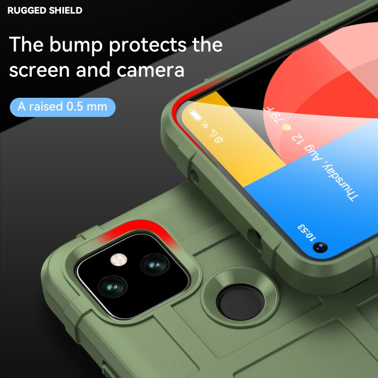 For Google Pixel 5a 5G Full Coverage Shockproof TPU Case(Green)