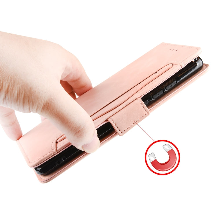 For Blackview Oscal C20 Skin Feel Calf Pattern Horizontal Flip Leather Case with Holder & Card Slots & Photo Frame(Brown)