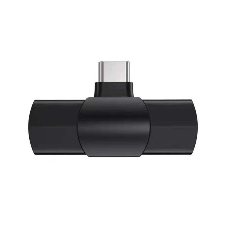 Type-C / USB-C Interface Mini Lavalier Microphone(Black)