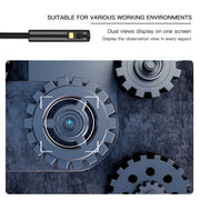 AN100 3 in 1 IP68 Water-resistant USB-C / Type-C + Micro USB + USB Dual Cameras Industrial Digital Endoscope with 9 LEDs, Support Android System, Lens Diameter: 8mm, Length:5m Soft Cable