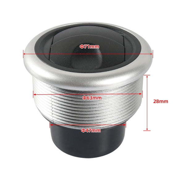 A5681-02 71mm RV Universal Air-conditioning Outlet, Hole Size: 63mm