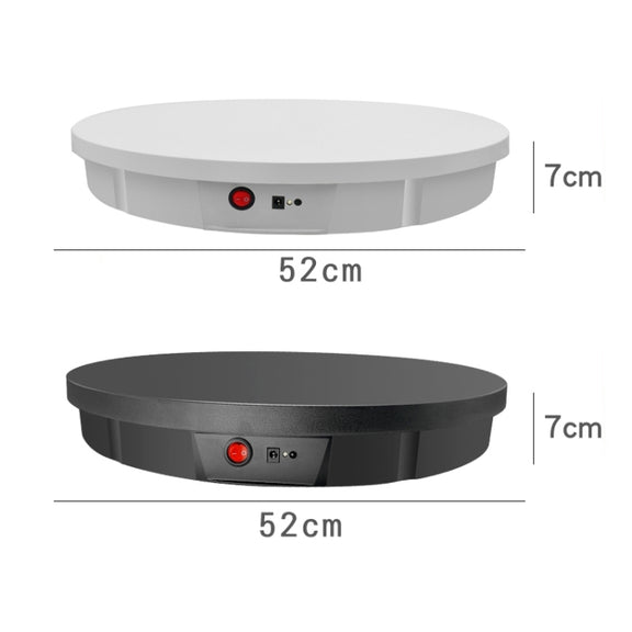 52cm Remote Control Electric Rotating Turntable Display Stand Video Shooting Props Turntable, Plug-in Power, Power Plug:AU Plug(White)