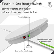 52cm Remote Control Electric Rotating Turntable Display Stand Video Shooting Props Turntable, Charging Power, Power Plug:US Plug(White)