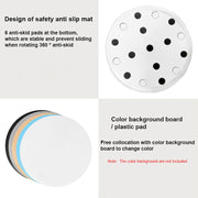 52cm Remote Control Electric Rotating Turntable Display Stand Video Shooting Props Turntable, Charging Power, Power Plug:UK Plug(White)