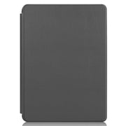 For Microsoft Surface Pro 8 Solid Color Electric Pressed Horizontal Flip Tablet Leather Case with Holder(Grey)