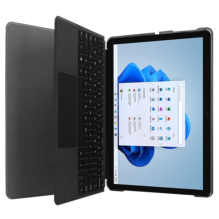 For Microsoft Surface Pro 8 Solid Color Electric Pressed Horizontal Flip Tablet Leather Case with Holder(Grey)
