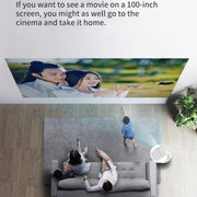 YG450 1280x720 1500 Lumens Portable Home Theater LED HD Projector, Plug Type:AU Plug(White)