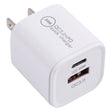 20WACB 20W QC3.0 + PD Quick Charger, Plug Specification:US Plug(White) - free shipping - PMC TechLife - Order now!
