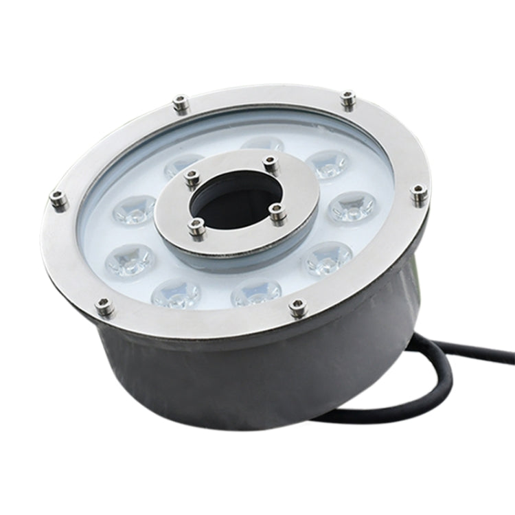 24W Landscape Ring LED Aluminum Alloy Underwater Fountain Light(Warm Light)