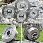 24W Landscape Ring LED Stainless Steel Underwater Fountain Light(Warm Light)