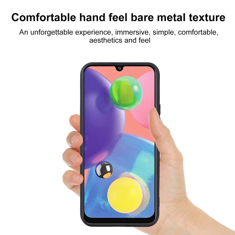 TPU Phone Case For Samsung Galaxy A70 (Black)