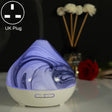 400ml Volcano Shape Humidifier Glass Aromatherapy Machine Automatic Alcohol Sprayer, Plug Specification:UK Plug(White) - free shipping - PMC TechLife - Order now!
