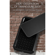 For iPhone 13 LOVE MEI Metal Shockproof Life Water-resistant Dustproof Protective Phone Case(White)