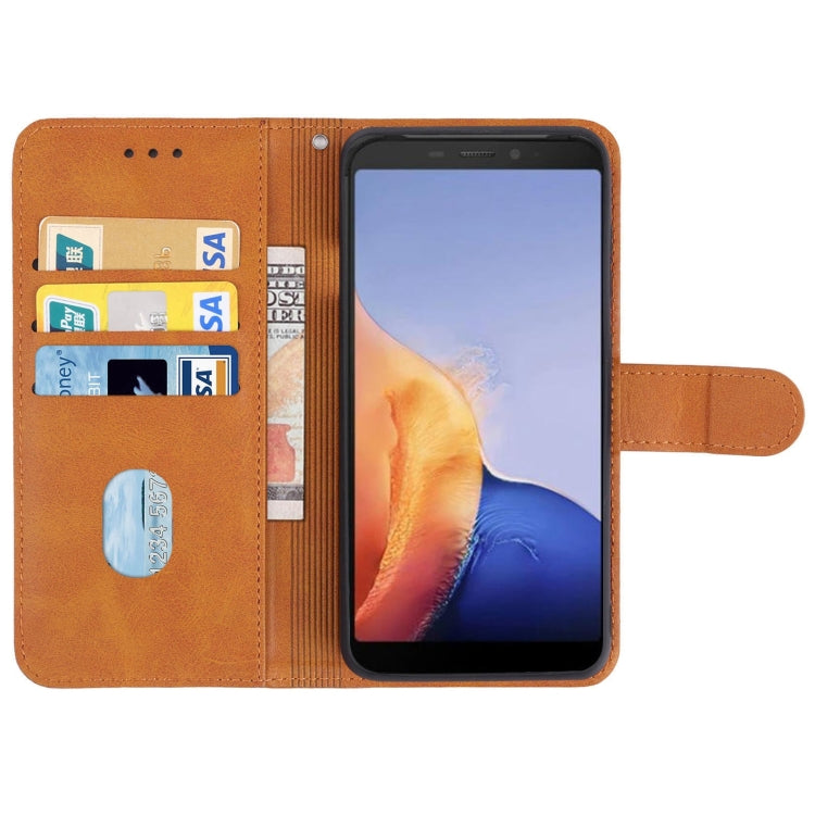 Leather Phone Case For Ulefone Armor X9 / X9 Pro(Brown)