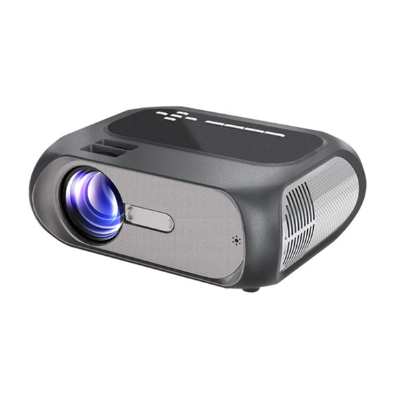 T7 1920x1080P 200 ANSI Portable Home Theater LED HD Digital Projector, Same Screen Version, AU Plug(Black)