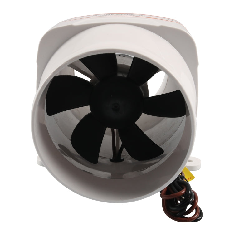 A6608-01 4 inch 12V 6-Blade Yacht Exhaust Fan