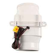 A6608-01 4 inch 12V 6-Blade Yacht Exhaust Fan