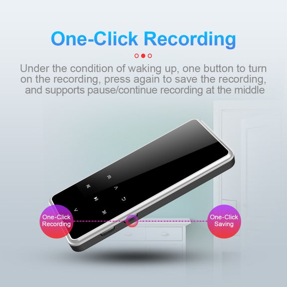 M12 Multifunctional Portable Bluetooth Player, Capacity:4GB(Silver)