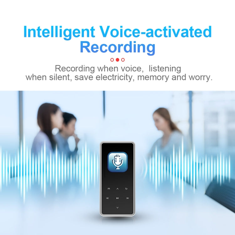 M12 Multifunctional Portable Bluetooth Player, Capacity:16GB(Silver)