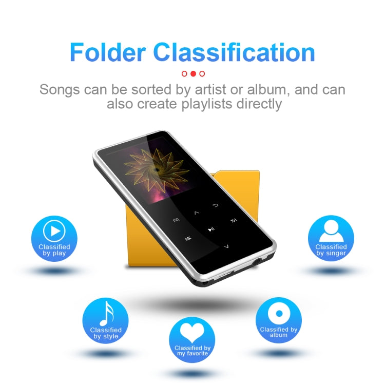 M12 Multifunctional Portable Bluetooth Player, Capacity:32GB(Silver)