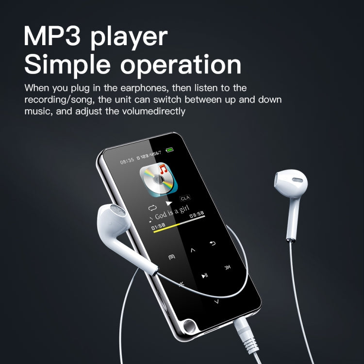 M25 Multifunctional Portable Bluetooth MP3 Player, Capacity:8GB(Black)