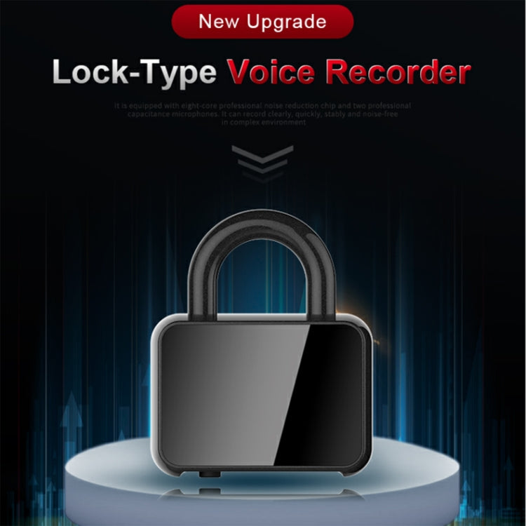 Q11 Intelligent HD Noise Reduction Lock Voice Recorder, Capacity:4GB(Black)