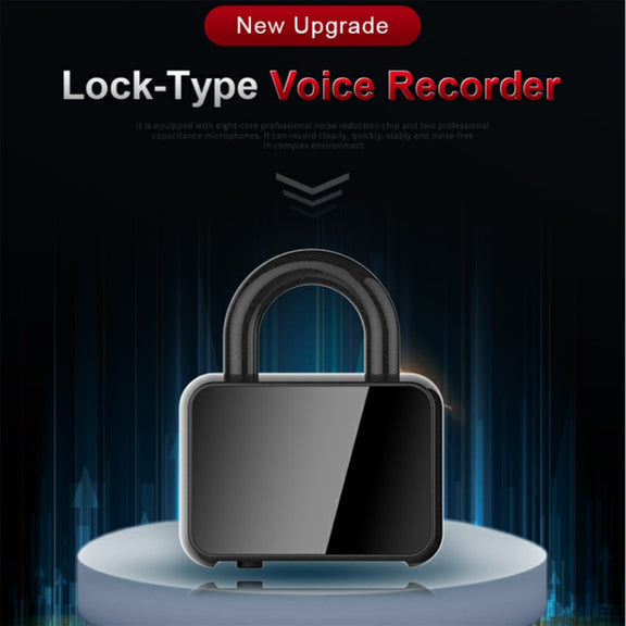 Q11 Intelligent HD Noise Reduction Lock Voice Recorder, Capacity:4GB(Black)