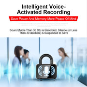 Q11 Intelligent HD Noise Reduction Lock Voice Recorder, Capacity:4GB(Black)