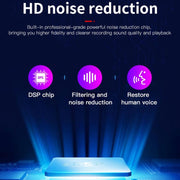 Q37 Intelligent HD Noise Reduction Voice Recorder, Capacity:32GB(Black)