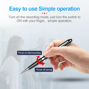 Q96 Intelligent HD Digital Noise Reduction Recording Pen, Capacity:8GB(Black)