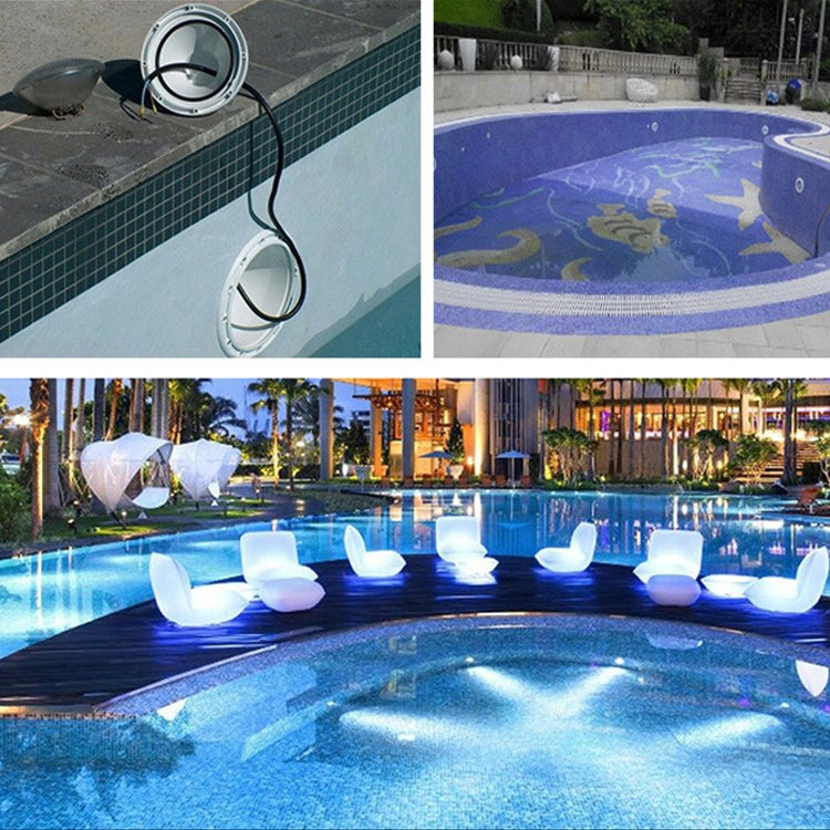 24W LED Recessed Swimming Pool Light Underwater Light Source(Warm White Light)