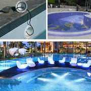 24W LED Recessed Swimming Pool Light Underwater Light Source(Warm White Light)