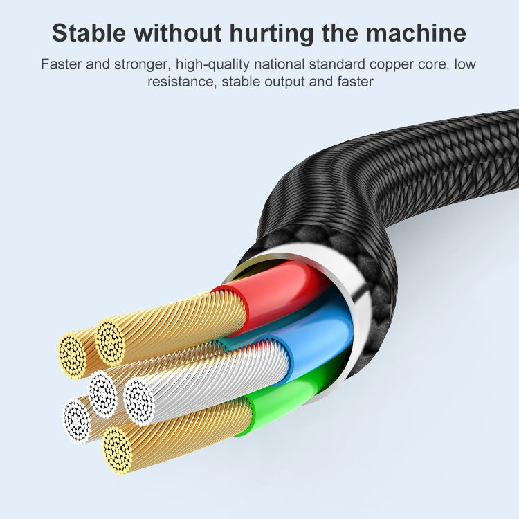 A6 PD 20W USB-C / Type-C to 8 Pin Elbow Data Cable for iPhone, iPad, Length:2m(Grey)