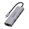 amalink 95125D Type-C / USB-C to HDMI + RJ45 + 2 Ports USB + PD 3.0 Multi-function HUB(Grey) - free shipping - PMC TechLife - Order now!