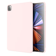 For iPad Pro 11 inch 2022 / 2021 / 2020 Mutural Silicone Microfiber Tablet Case(Pink)