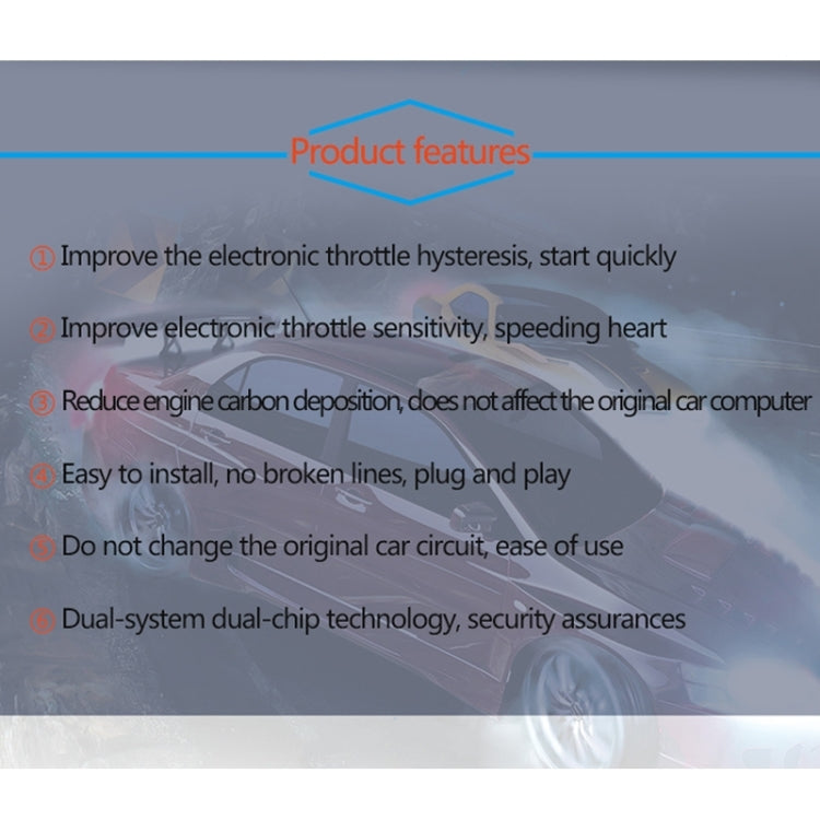 For Proton Waja TROS TS-6Drive Potent Booster Electronic Throttle Controller