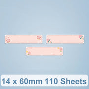 14 x 60mm 110 Sheets Thermal Printing Label Paper For NiiMbot D101 / D11