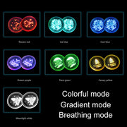 Car AcrylicColorful USB Charger Water Cup Groove LED Atmosphere Light(Christmas Tree)