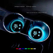 Car AcrylicColorful USB Charger Water Cup Groove LED Atmosphere Light(Socks)