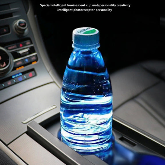 Car AcrylicColorful USB Charger Water Cup Groove LED Atmosphere Light(Socks)