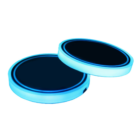 Car AcrylicColorful USB Charger Water Cup Groove LED Atmosphere Light(Socks)
