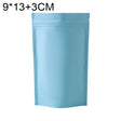 100 PCS/Set Matte Aluminum Foil Snack Stand-up Pouch, Size:9x13+3cm(Sky Blue) - Preservation Supplies by PMC TechLife | Online Shopping South Africa | PMC TechLife | Buy Now Pay Later Mobicred