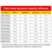 100 PCS/Set Matte Aluminum Foil Snack Stand-up Pouch, Size:9x13+3cm(Blue)