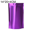 100 PCS/Set Matte Aluminum Foil Snack Stand-up Pouch, Size:14x20+4cm(Purple) - Preservation Supplies by PMC TechLife | Online Shopping South Africa | PMC TechLife | Buy Now Pay Later Mobicred
