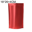 100 PCS/Set Matte Aluminum Foil Snack Stand-up Pouch, Size:18x26+4cm(Red) - Preservation Supplies by PMC TechLife | Online Shopping South Africa | PMC TechLife | Buy Now Pay Later Mobicred