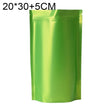 100 PCS/Set Matte Aluminum Foil Snack Stand-up Pouch, Size:20x30+5cm(Green) - Preservation Supplies by PMC TechLife | Online Shopping South Africa | PMC TechLife | Buy Now Pay Later Mobicred