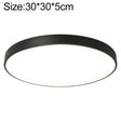 Macaron LED Round Ceiling Lamp, White Light, Size:30cm(Black) - Celling Lights & Chandeliers by PMc TechLife | Online Shopping South Africa | PMc TechLife | Buy Now Pay Later Mobicred